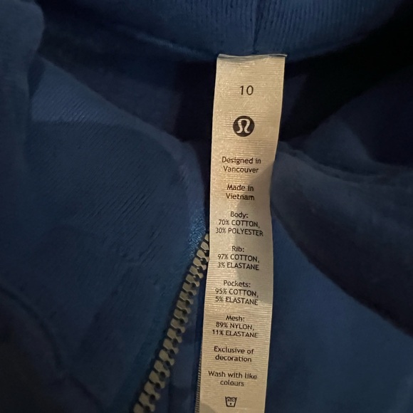 NWOT LULULEMON SCUBA HOODIE SIZE 10 - Picture 3 of 5